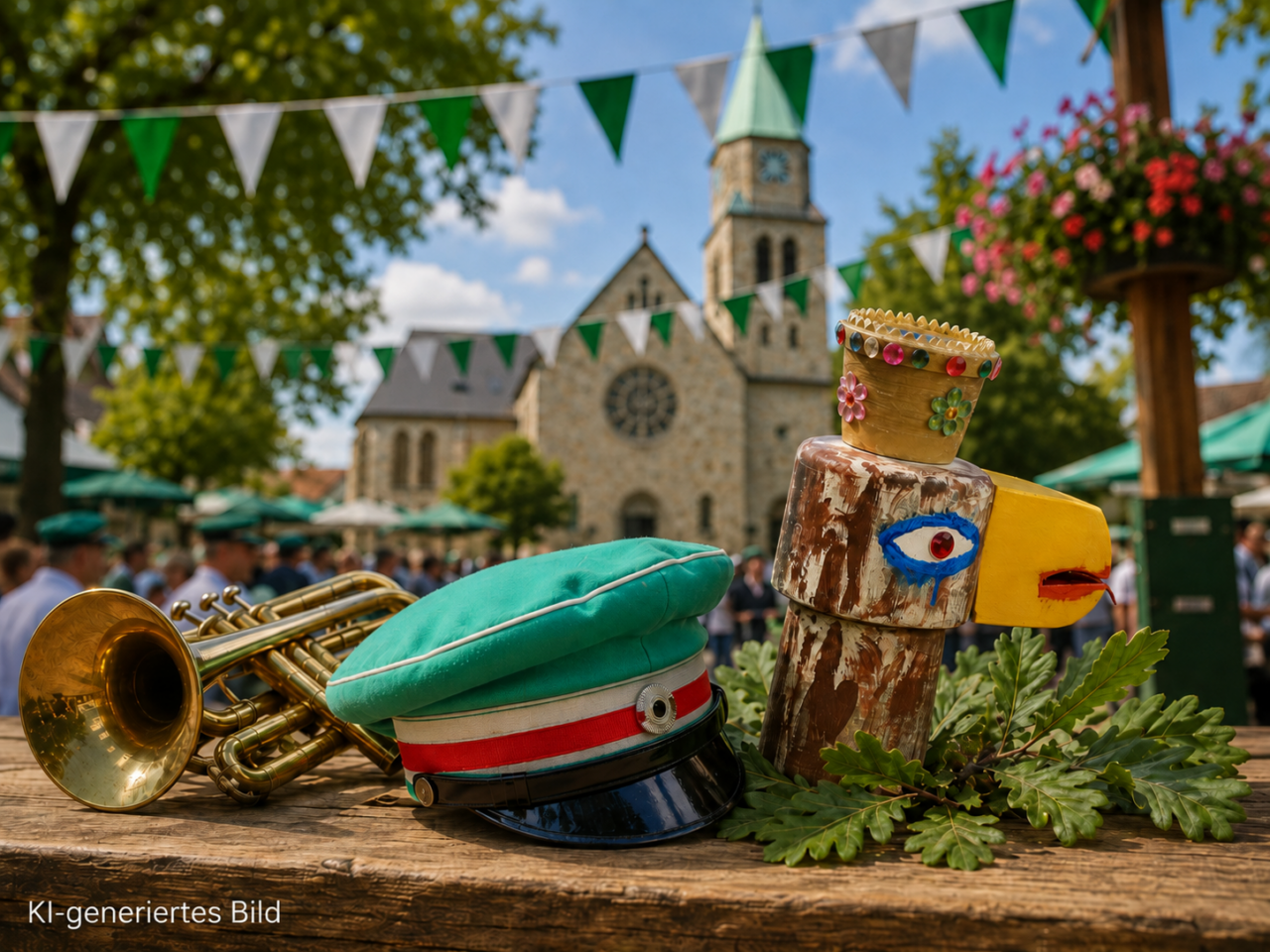 KI-Bild Schützenfest Kirchhellen: