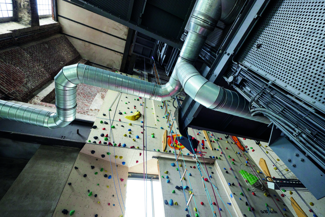 Malakoffturm, Bottrop, Kletterwand: