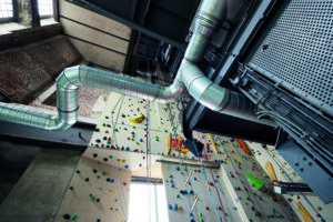 Malakoffturm, Bottrop, Kletterwand: