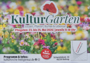 Plakat KulturGarten, Bottrop: