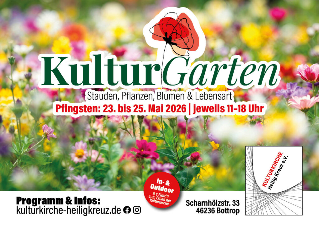 Plakat KulturGarten, Bottrop: