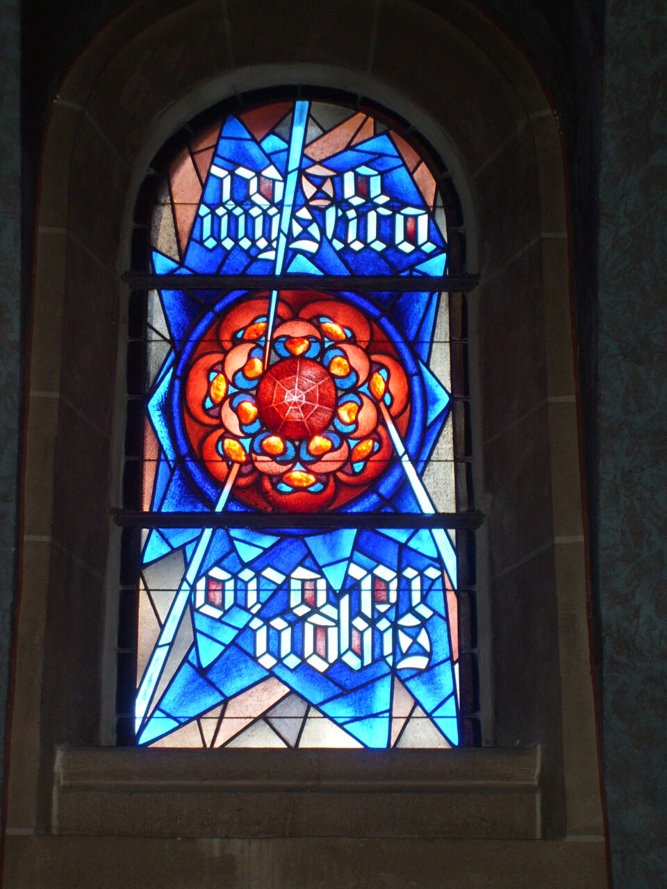 Rosa Mystica Fenster in St-Michael, Bottrop: