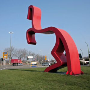 Skulptur Rotes Pferd, Bottrop: