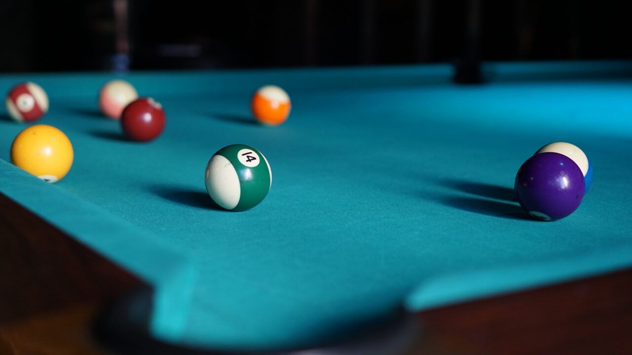 Stockfoto Billard: