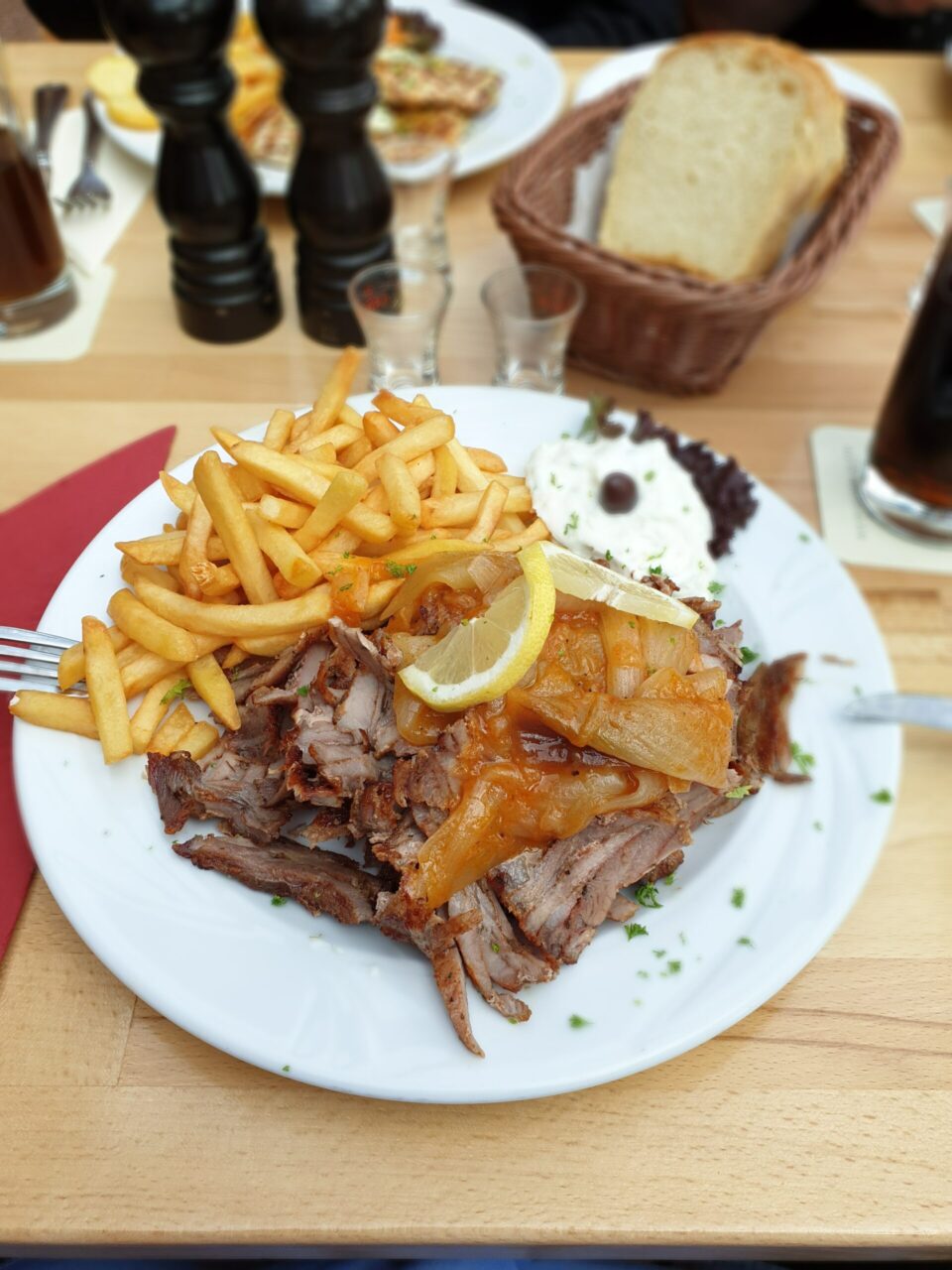 Stockfoto Griechisches Essen
