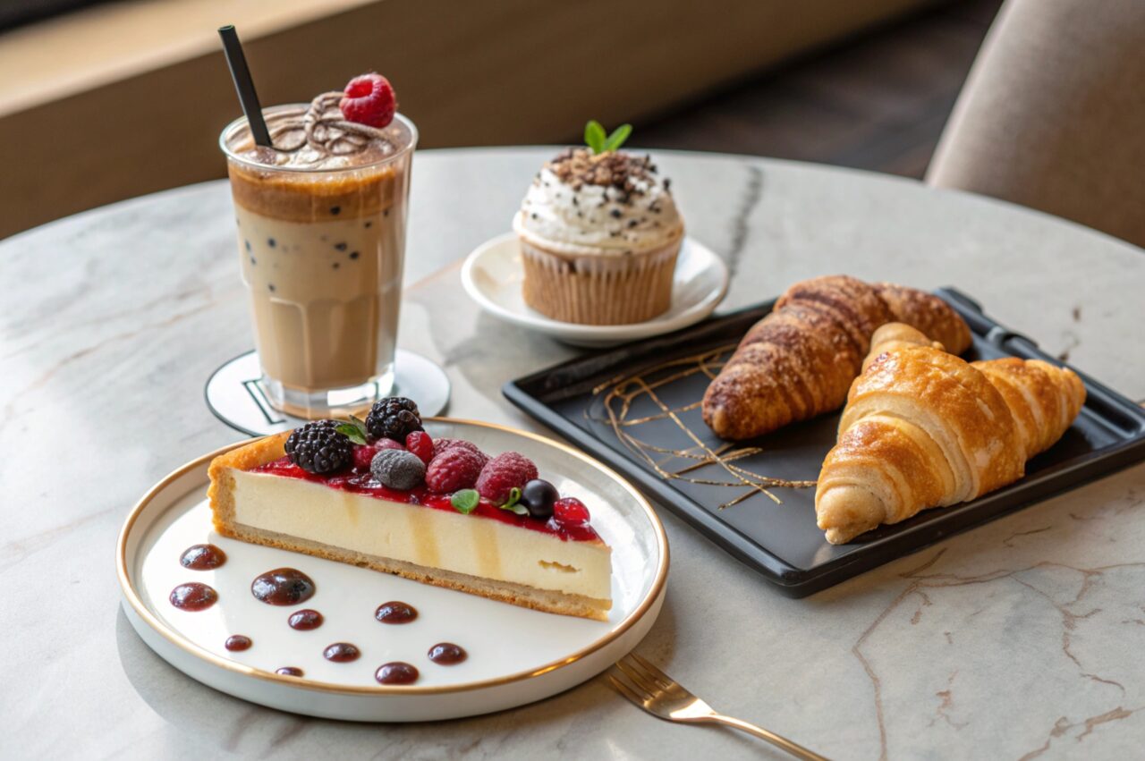 Stockfoto Kaffee und Kuchen: