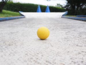 Stockfoto Minigolf: