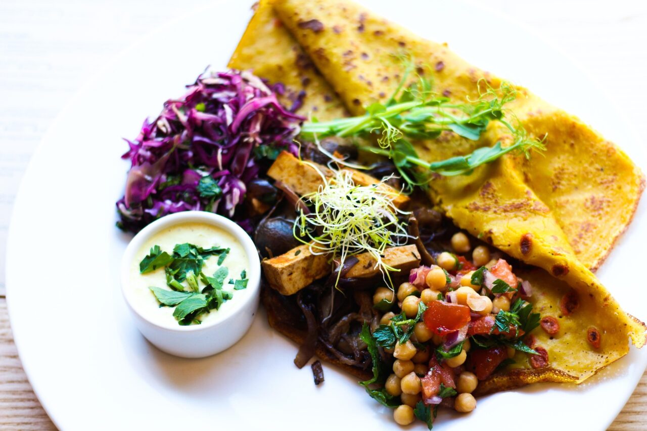 Stockfoto Veganes Gericht: