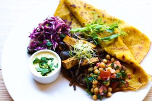 Stockfoto Veganes Gericht: