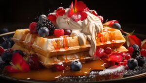 Stockfoto Waffeln: